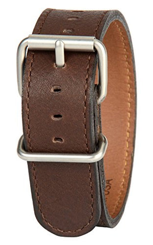 B-Type Montanaro Leather Duration, Weathered Oak - 7/8"