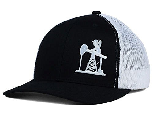 PJ Cowboy Hat - Black/White Mesh Trucker