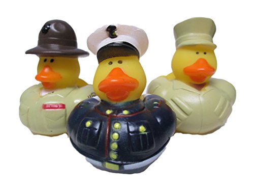Marine Rubber Duckies - 12 pcs