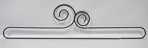 Ackfeld Manufacturing 24in Double Scroll Split Btm Hanger Silver Tex