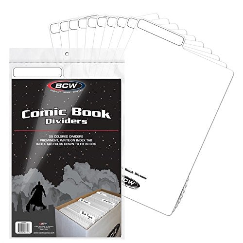 Comic Dividers - White - 25 per pack