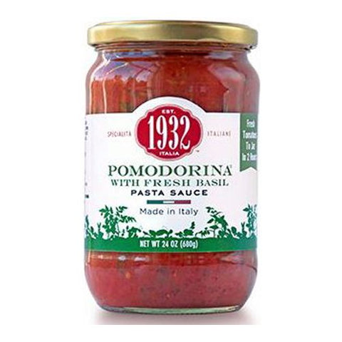 1932 Pomodorina With Basil Pasta Sauce Jar 24oz