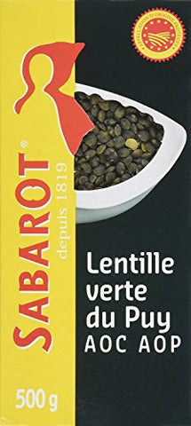 Sabarot French Le Puy Green Lentils, 500g