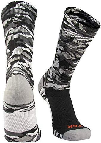 Woodland Camo Crew, Black, Small