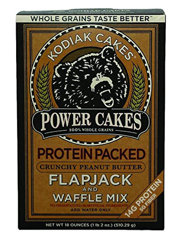 Kodiak Power Cakes Crunchy Peanut Butter Flapjack & Waffle Mix, 18 oz