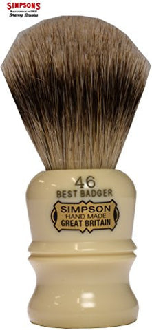 Simpsons Shaving Brush - Berkeley 46 Best Badger