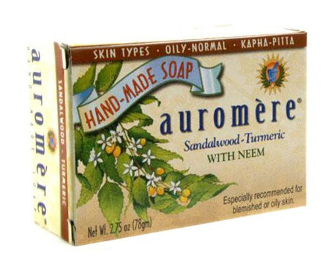 Ayurvedic Soap, Sandalwood Turmeric, 2.75 oz