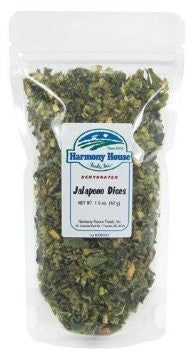Dried Jalapeno Dices (1.5 Oz)