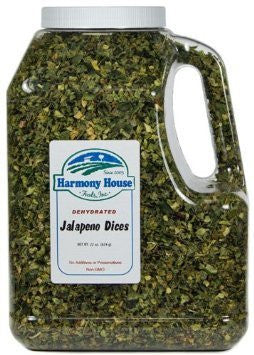 Dried Jalapeno Dices (22 Oz)