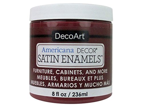 Americana Decor Satin Enamels 8 oz - Deep Ruby
