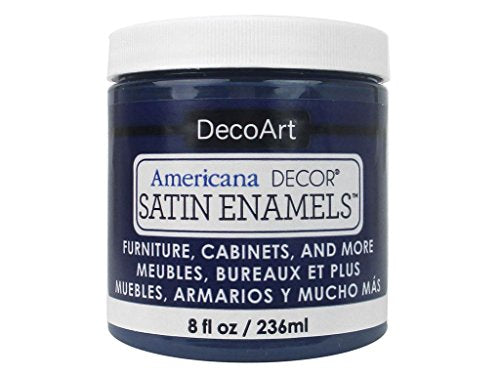 Americana Decor Satin Enamels 8 oz - Dark Denim