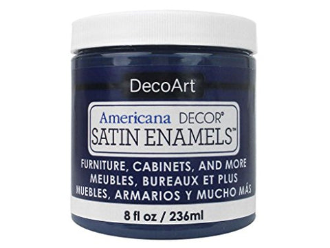 Americana Decor Satin Enamels 8 oz - Dark Denim