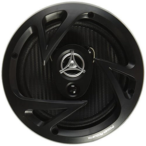 Power Acoustik 6.5" 3-Way 400 Watt, 4 OHM Coaxial Speaker Pair