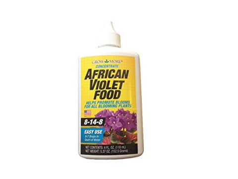 GROW MORE 5398 AFRICAN VIOLET FOOD, 40Z
