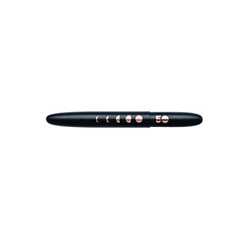 Special Edition Matte Black Bullet Space Pen with Lunar Cycles Engraving