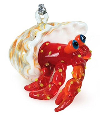 Glassdelights Ornament Hermit Crab 2.25" L