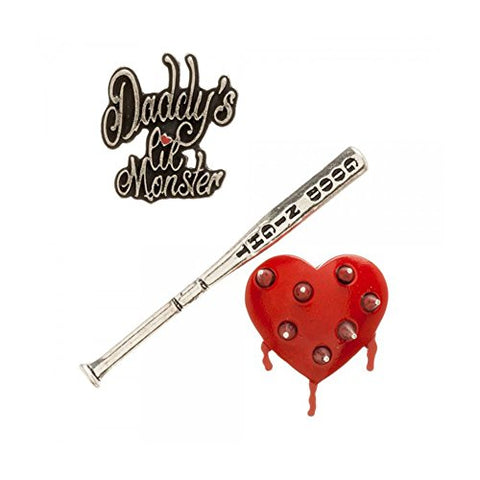 Suicide Squad Harley Quinn Lapel Pin Set