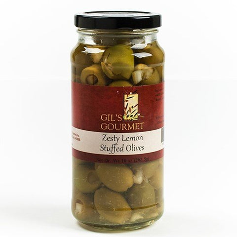 Gil's Gourmet Zesty Lemon Stuffed Olives 5 ounce