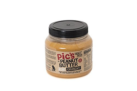 Pics Peanut Butter All Natural Crunchy Peanut Butter No Salt 35.2 oz Jar