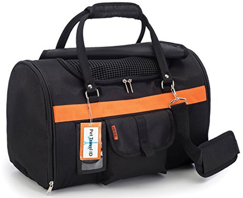 312 Hideaway Duffle Black n Orange