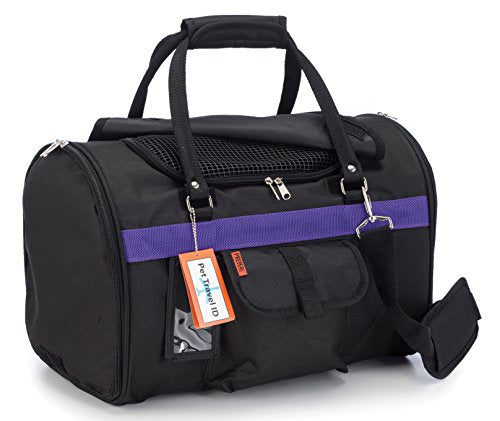 312 Hideaway Duffle Black n Purple