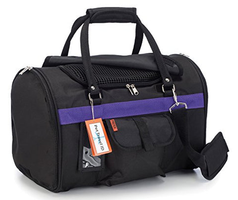 312 Hideaway Duffle Black n Purple