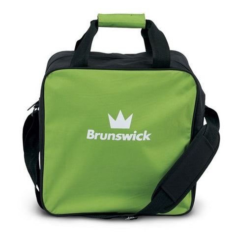 Bowling Bags, Brunswick One Ball Totes, TZone Single Tote Lime