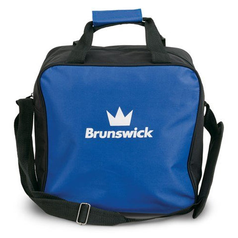 Bowling Bags, Brunswick One Ball Totes, TZone Single Tote Blue