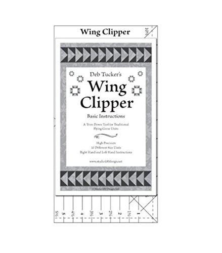 Wing Clipper 1, Ruler Size 5 1/2” x 10 1/2”