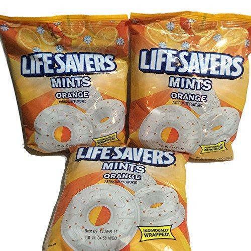 Lifesavers Orange Mints 6.25 oz 12 Bags