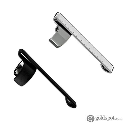 Matte Black Clip for #400 Series Bullet Space Pen and Chrome Clip for #400 Series Bullet Space Pen