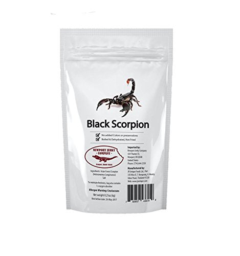 Edible Black Scorpion (Asian Forest Scorpion) - 6 g