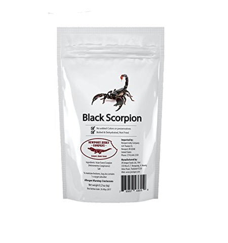 Edible Black Scorpion (Asian Forest Scorpion) - 6 g
