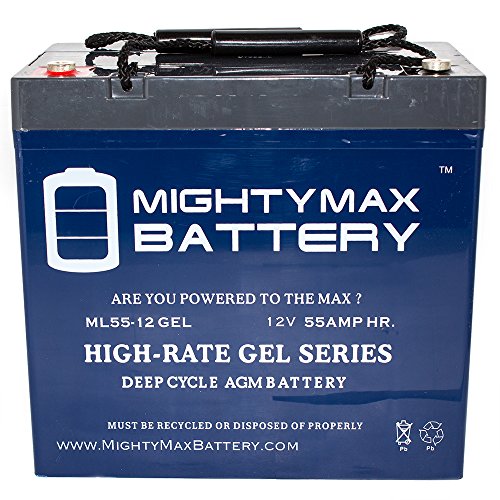 12V 55AH Gel Terminal Battery