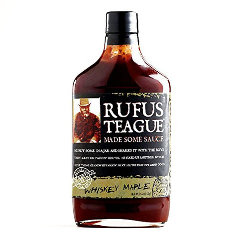 Rufus Teague Whiskey Maple BBQ Sauce - 16 oz