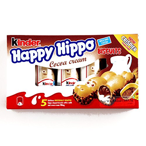Kinder Happy Hippo Cocoa Biscuits - 3.62 oz