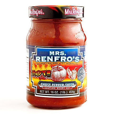 Mrs. Renfro Ghost Pepper Salsa 16 oz