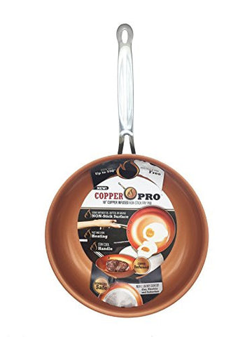 Copper Pro 10 Inch Copper Infused Non-Stick Fry Pan