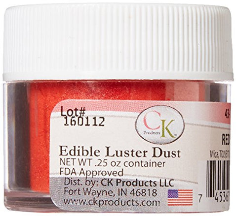 Red Rose - Edible Luster Dust 0.25 Oz