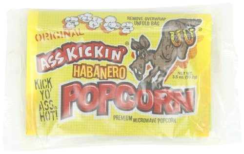Ass Kickin' Habanero Microwave Popcorn 3.5 oz (not in pricelist)