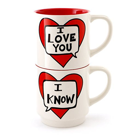 Enesco ONIM Mug Set Stack I Love You