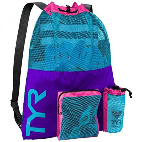 Big Mesh Mummy Backpack 545 Purple/Blue