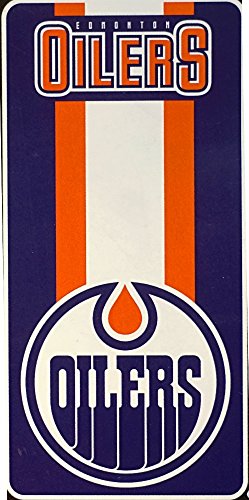 Edmonton Oilers NHL "Zone Read" Beach Towel 30”x 60”
