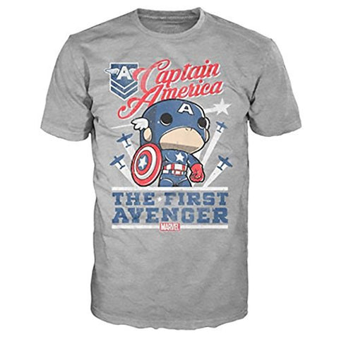 POP Tees: MARVEL - C America Avenger - MD Men