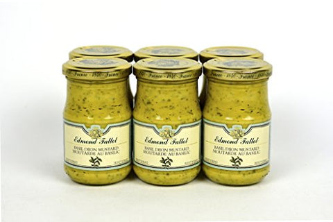 Fallot Mustards Basil Dijon Mustard 7.2oz Jar