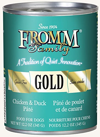 Fromm D Gld Pate Ckn Dck 12.2oz, 12ct