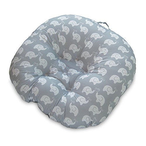 Newborn Lounger - Elephant Love, Grey