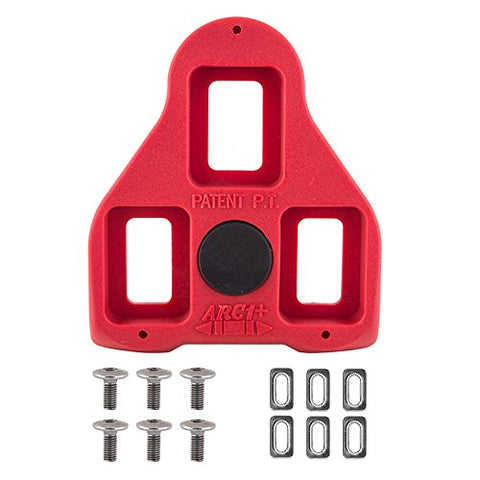 EXUSTAR E-ARC1 ROAD DELTA RED 9D PEDAL CLEATS
