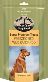Walkabout Freeze Dried Dog Treats, Kangaroo 4 Oz