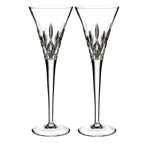 Lismore Pops Flute 6.8 oz Set/2 Clear  (not in pricelist)